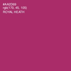 #AA2D69 - Royal Heath Color Image