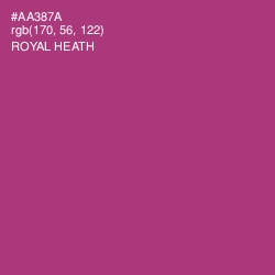 #AA387A - Royal Heath Color Image