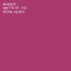 #AA3970 - Royal Heath Color Image
