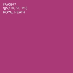 #AA3977 - Royal Heath Color Image