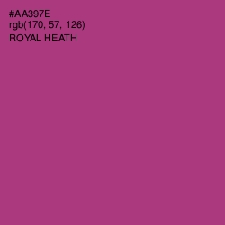 #AA397E - Royal Heath Color Image