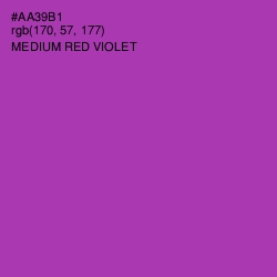 #AA39B1 - Medium Red Violet Color Image