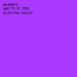 #AA39FD - Electric Violet Color Image