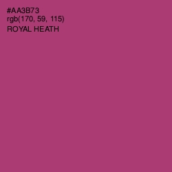 #AA3B73 - Royal Heath Color Image