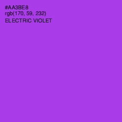 #AA3BE8 - Electric Violet Color Image