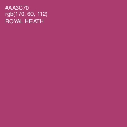 #AA3C70 - Royal Heath Color Image