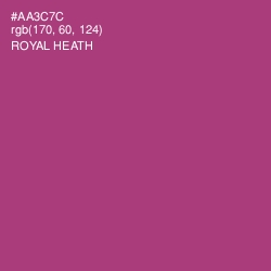 #AA3C7C - Royal Heath Color Image