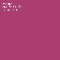 #AA3E71 - Royal Heath Color Image