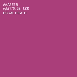 #AA3E7B - Royal Heath Color Image