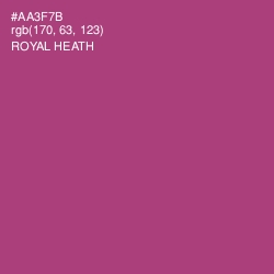 #AA3F7B - Royal Heath Color Image