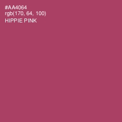 #AA4064 - Hippie Pink Color Image