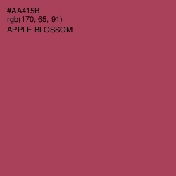 #AA415B - Apple Blossom Color Image