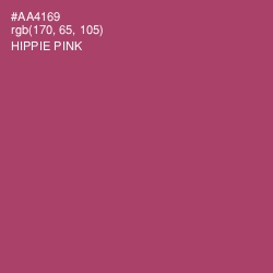 #AA4169 - Hippie Pink Color Image