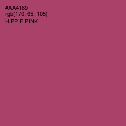 #AA4169 - Hippie Pink Color Image