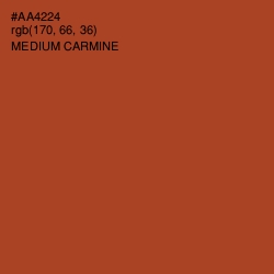 #AA4224 - Medium Carmine Color Image