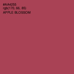 #AA4255 - Apple Blossom Color Image