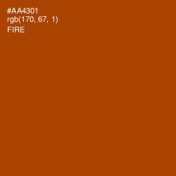 #AA4301 - Fire Color Image