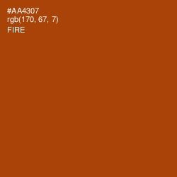 #AA4307 - Fire Color Image