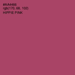 #AA4466 - Hippie Pink Color Image