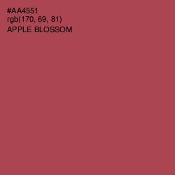 #AA4551 - Apple Blossom Color Image