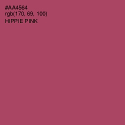 #AA4564 - Hippie Pink Color Image