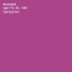 #AA458A - Tapestry Color Image