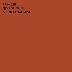 #AA4629 - Medium Carmine Color Image