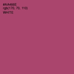 #AA466E - Hippie Pink Color Image