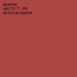 #AA4745 - Apple Blossom Color Image