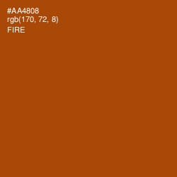 #AA4808 - Fire Color Image