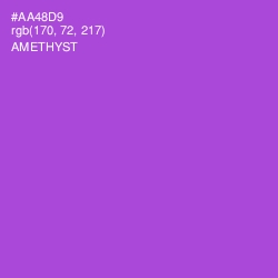 #AA48D9 - Amethyst Color Image
