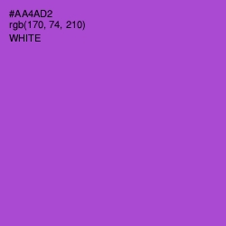 #AA4AD2 - Amethyst Color Image