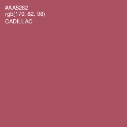 #AA5262 - Cadillac Color Image