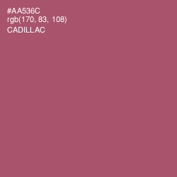 #AA536C - Cadillac Color Image