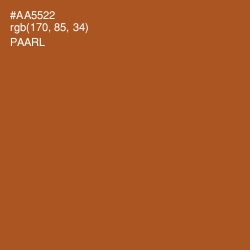 #AA5522 - Paarl Color Image