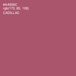 #AA556C - Cadillac Color Image