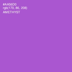 #AA56D0 - Amethyst Color Image