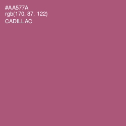 #AA577A - Cadillac Color Image