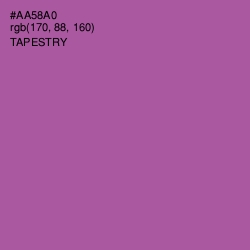 #AA58A0 - Tapestry Color Image