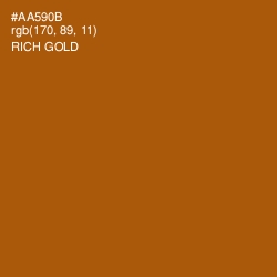 #AA590B - Rich Gold Color Image