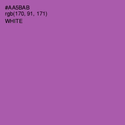 #AA5BAB - Wisteria Color Image