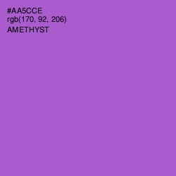 #AA5CCE - Amethyst Color Image