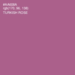 #AA608A - Turkish Rose Color Image