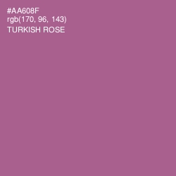 #AA608F - Turkish Rose Color Image