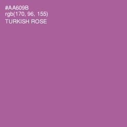 #AA609B - Turkish Rose Color Image