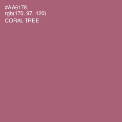 #AA6178 - Coral Tree Color Image