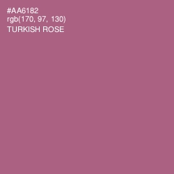 #AA6182 - Turkish Rose Color Image