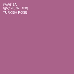 #AA618A - Turkish Rose Color Image