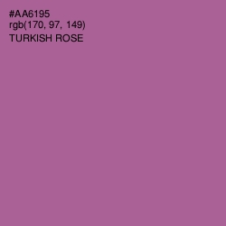 #AA6195 - Turkish Rose Color Image