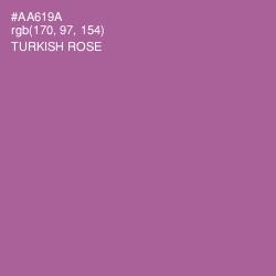 #AA619A - Turkish Rose Color Image